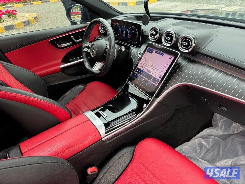 مرسيدس C300 مديل 2023 تحت الكفاله بحالة الوكاله سيرفس مجاني فل6