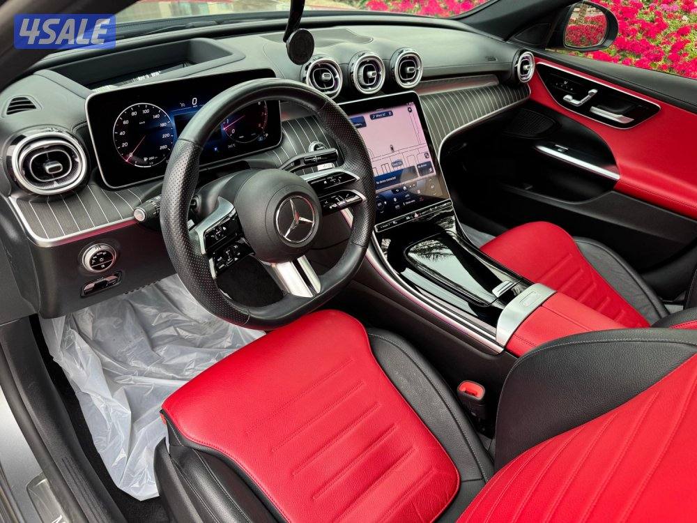مرسيدس C300 مديل 2023 تحت الكفاله بحالة الوكاله سيرفس مجاني فل13