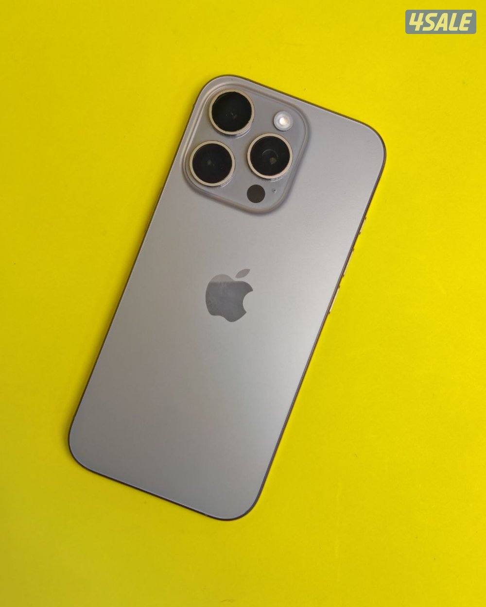 ايفون 16 برو – 512 جيجا – تيتانيوم طبيعي – نسبة البطارية 95% – مستعمل0