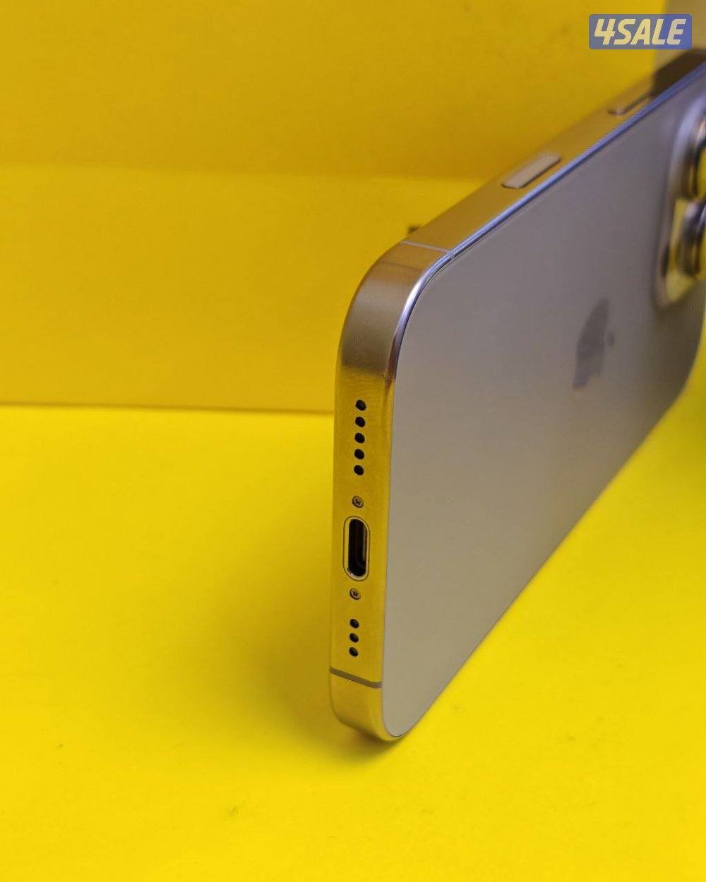 ايفون 16 برو – 512 جيجا – تيتانيوم طبيعي – نسبة البطارية 95% – مستعمل5