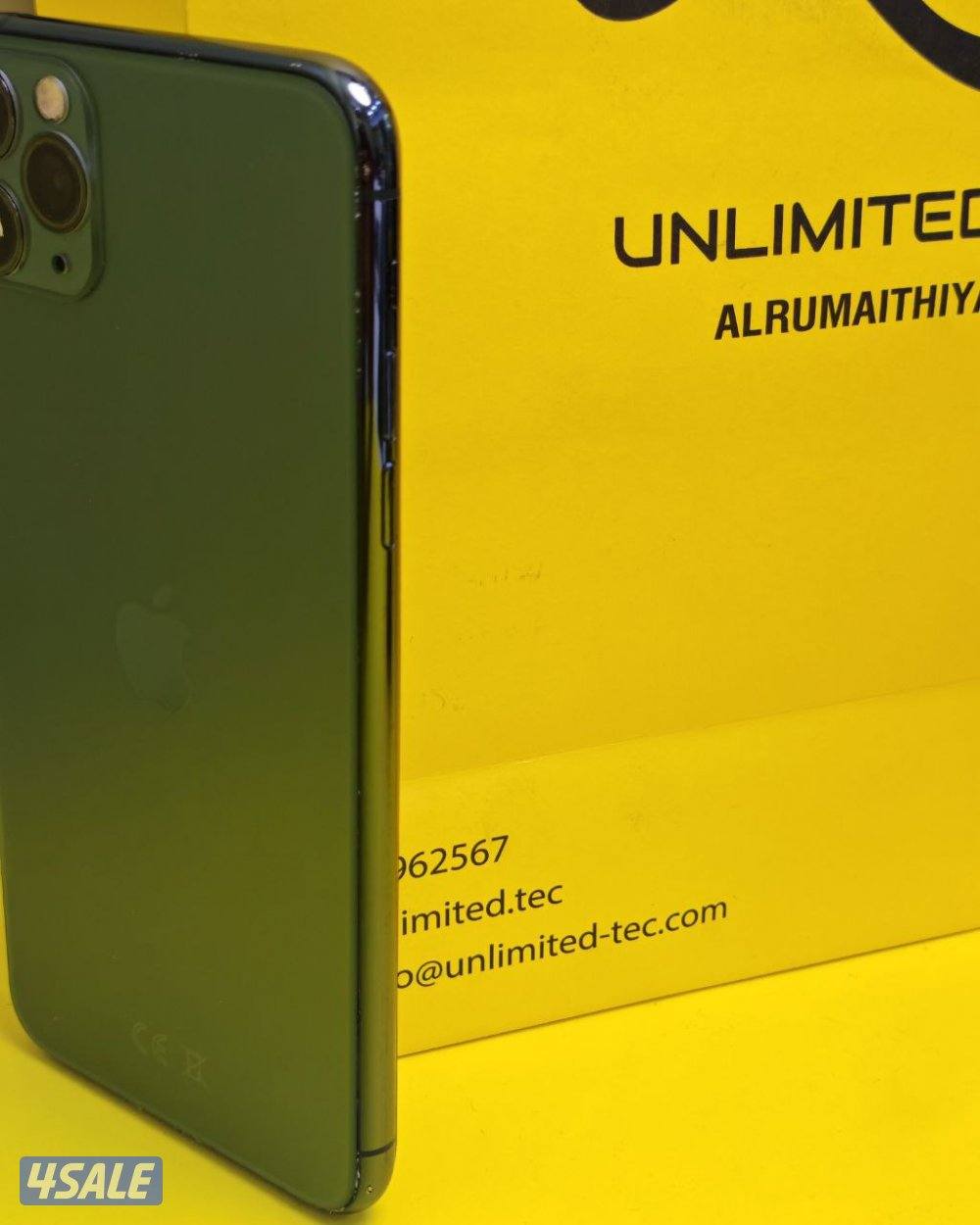 ايفون 11 برو ماكس – 256 جيجا – أخضر – نسبة البطارية 79% – مستعمل نظيف5