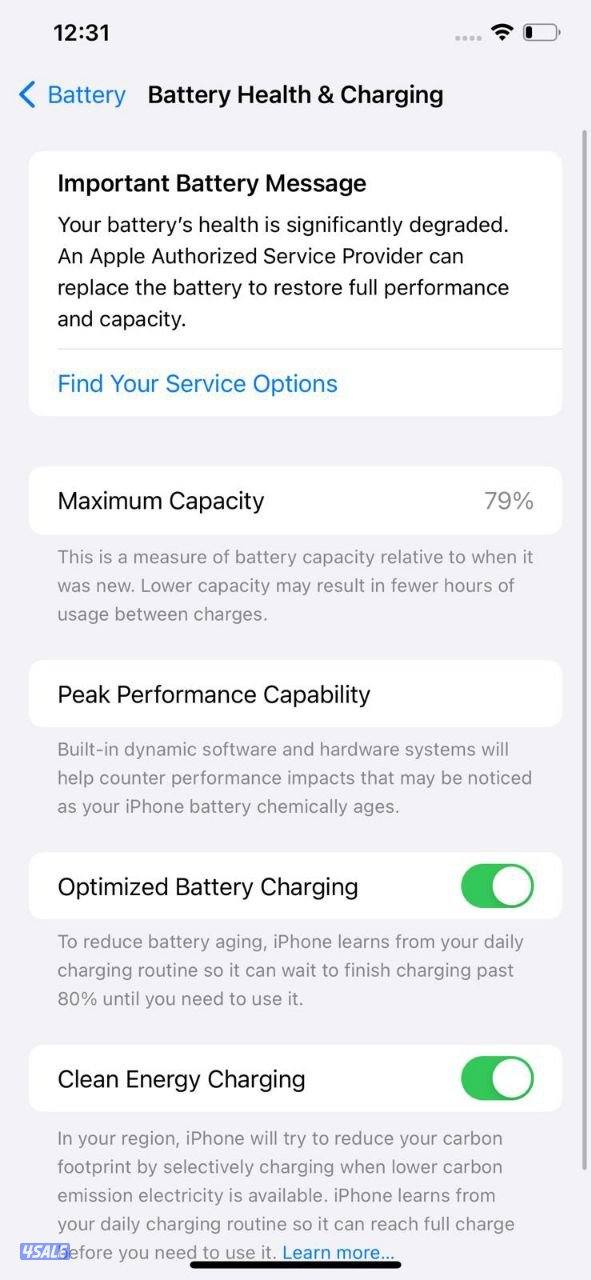 ايفون 11 برو ماكس – 256 جيجا – أخضر – نسبة البطارية 79% – مستعمل نظيف9