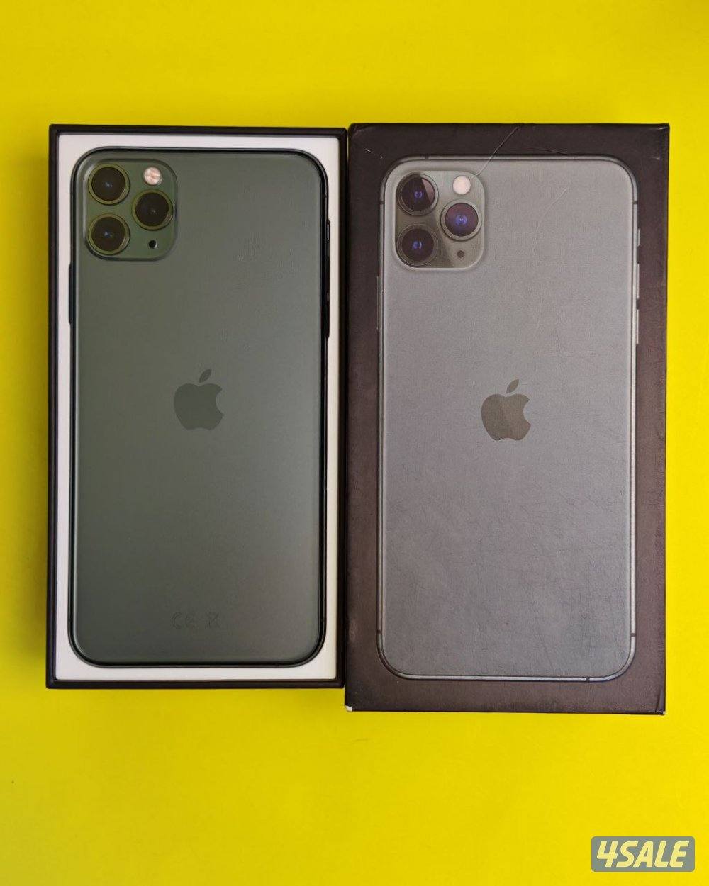 ايفون 11 برو ماكس – 256 جيجا – أخضر – نسبة البطارية 79% – مستعمل نظيف0