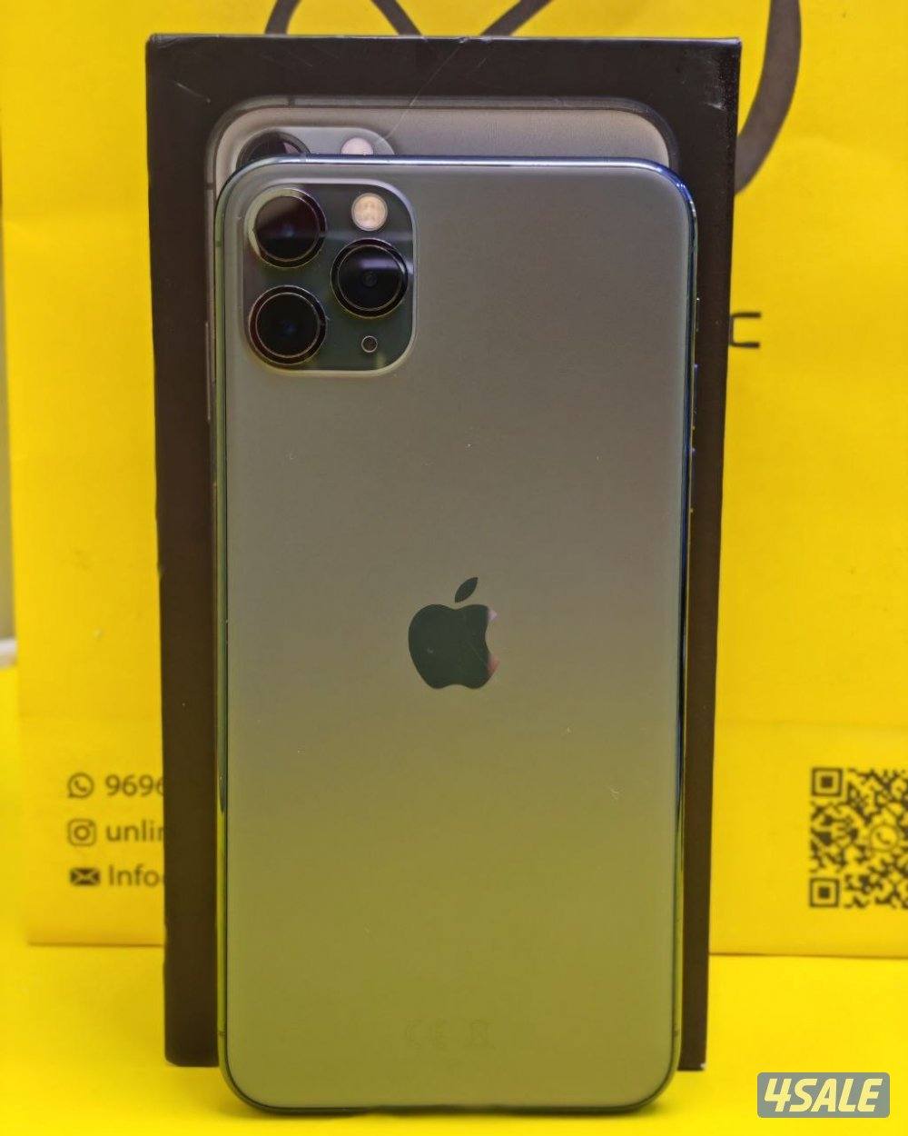ايفون 11 برو ماكس – 256 جيجا – أخضر – نسبة البطارية 79% – مستعمل نظيف3