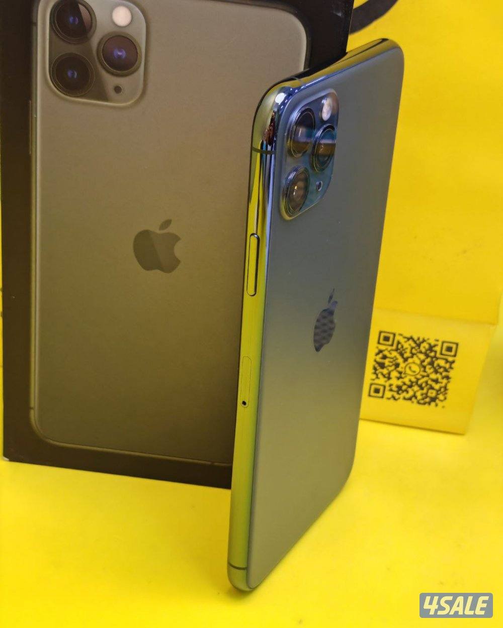ايفون 11 برو ماكس – 256 جيجا – أخضر – نسبة البطارية 79% – مستعمل نظيف4