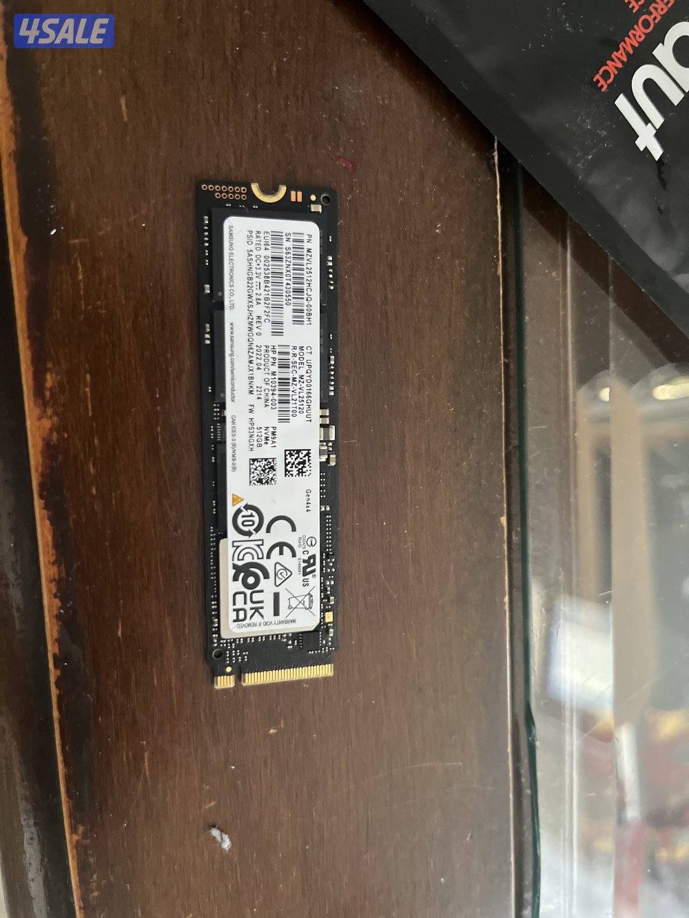 Samsung SSD NVMe 512GB بحالة ممتازة للبيع0