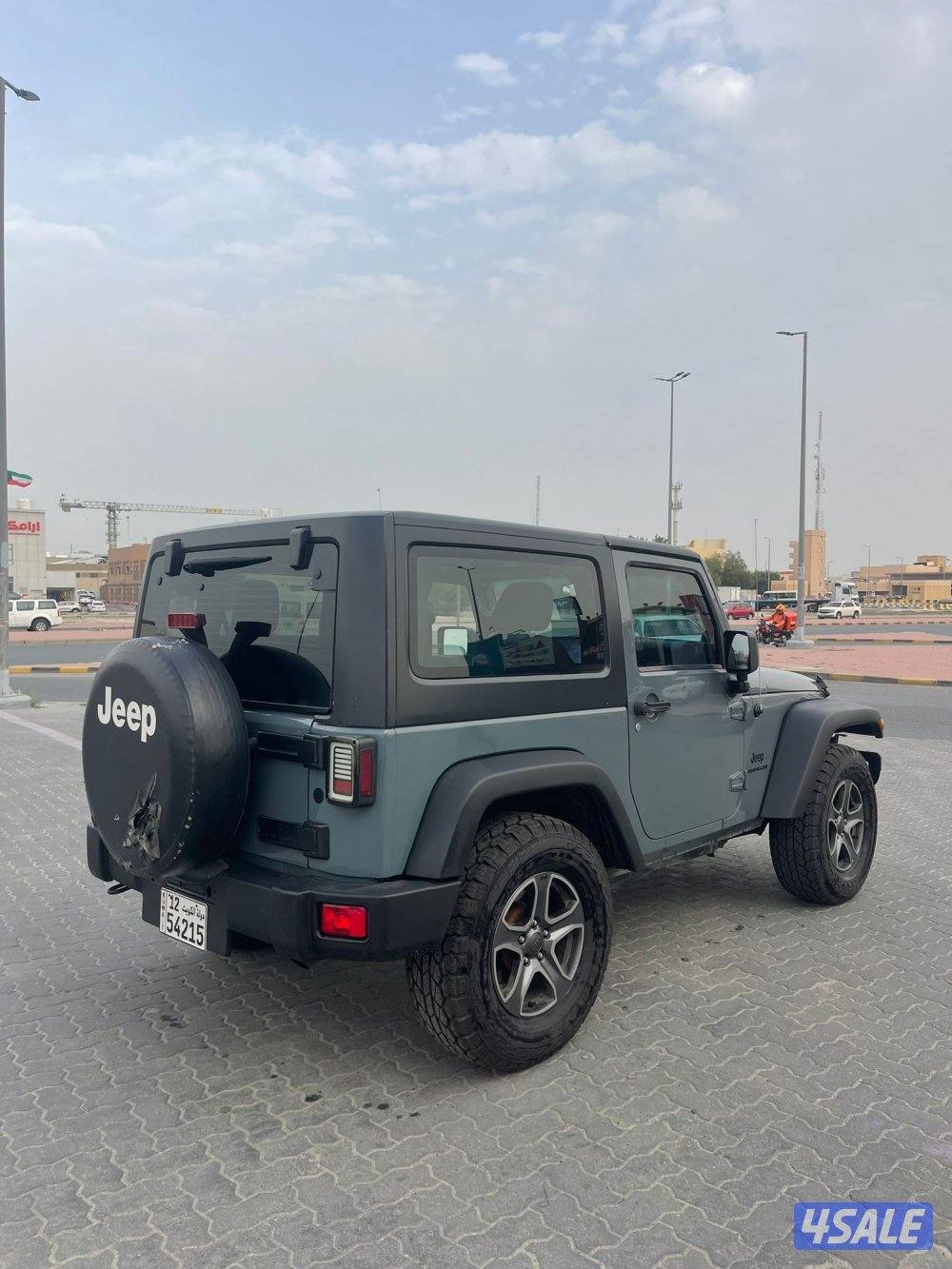 رانجلر موديل 2014 شرط الفحص قير مكينه شاصي مو جيد.2