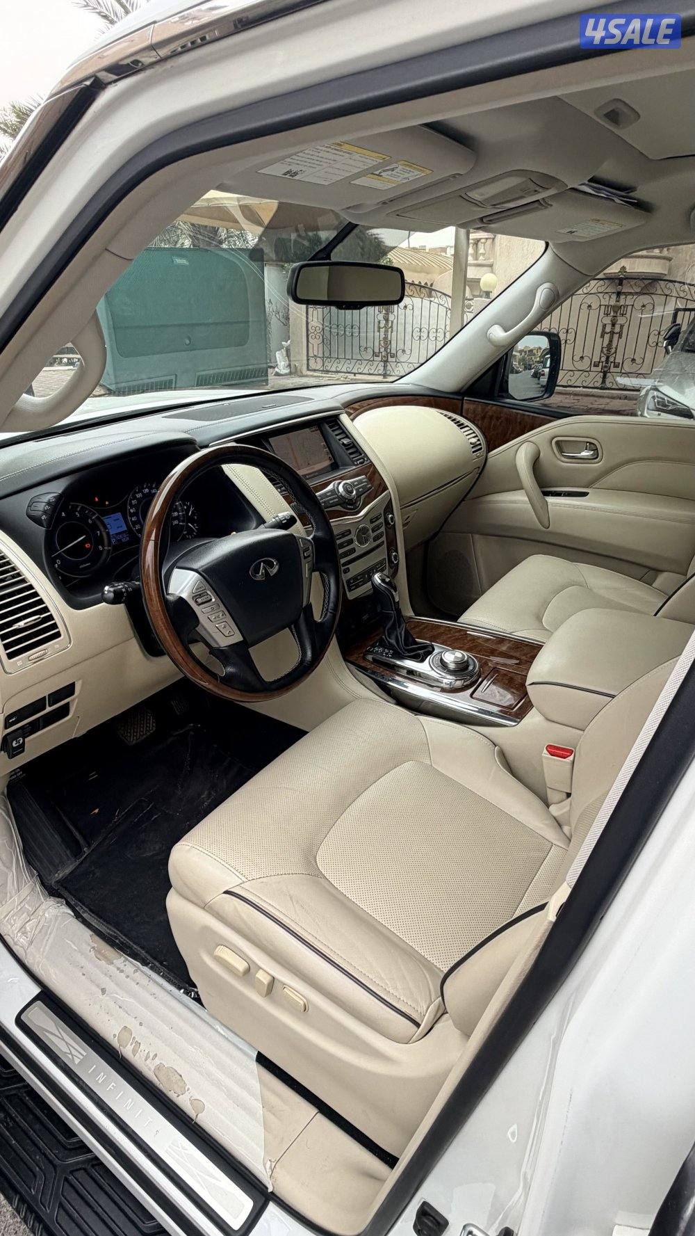 انفينيتي QX 80 بحالة ممتازه9