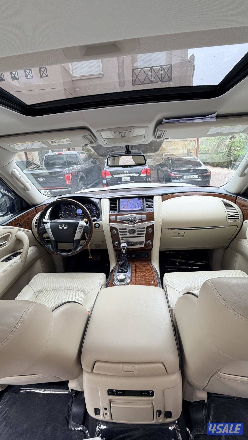 انفينيتي QX 80 بحالة ممتازه10