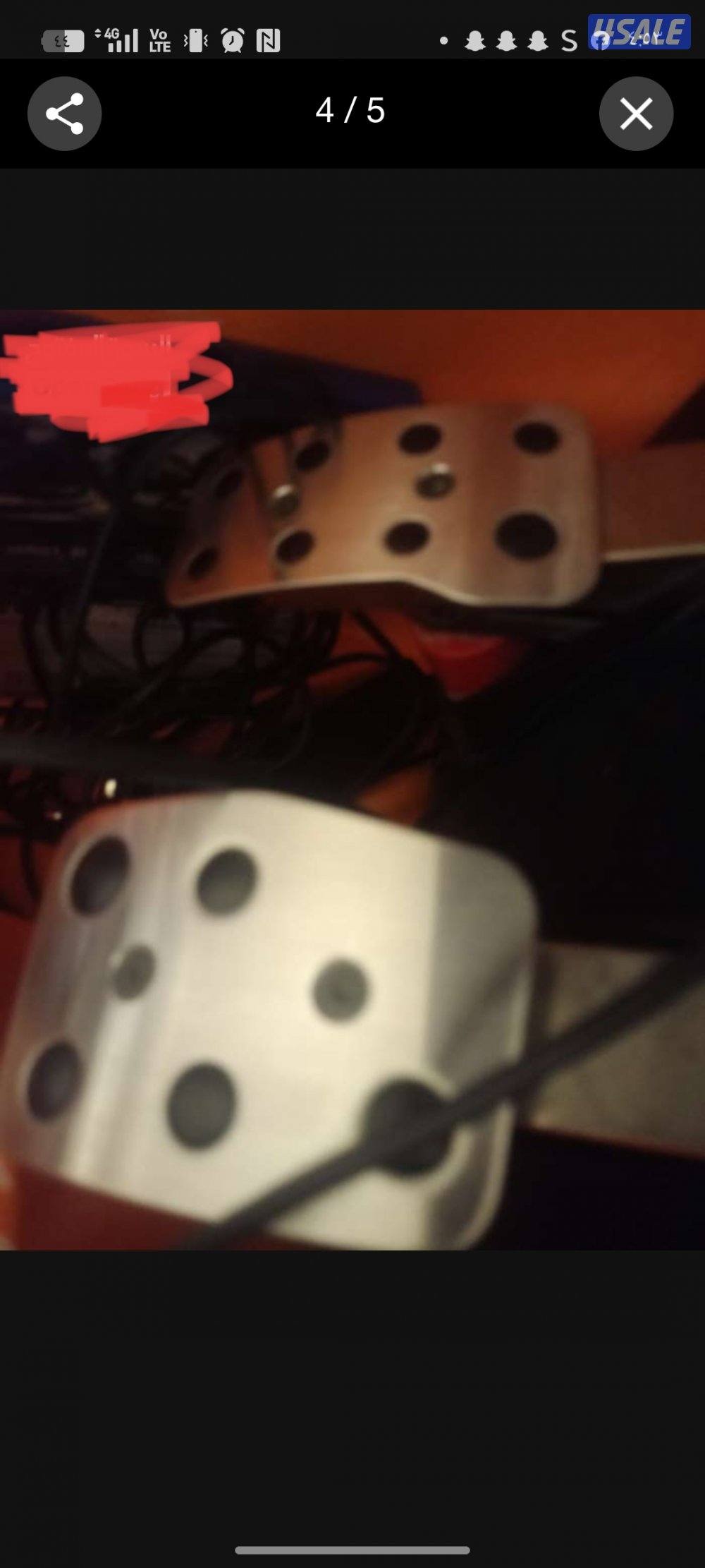 للبيع سكان G29نظيف شبه جديد مستعمل شهر مع لعبه need for speed heat1