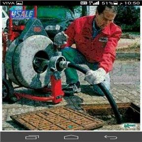 تسليك مجاري بامكينة الضغط مياء وهواء ومكينة الاسبرنج3