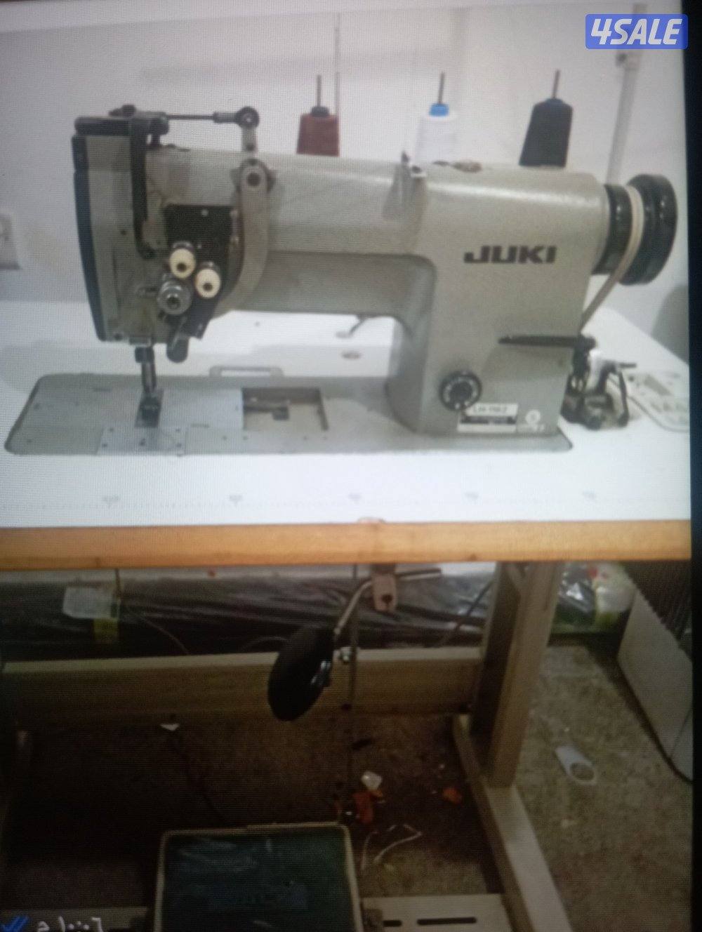ماكينة خياطه JUKI النوع الكبير 2 ابره شبه جديده0