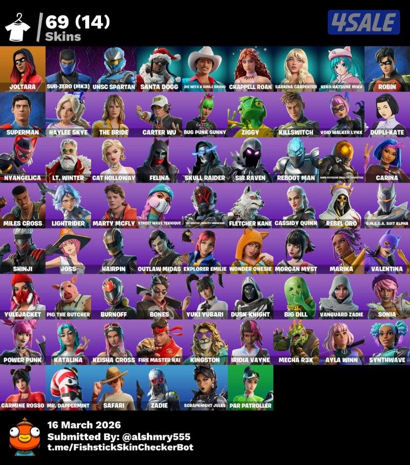 حساب فورت ممتاز و على السعر الي دفعته فيه ب الضبط2