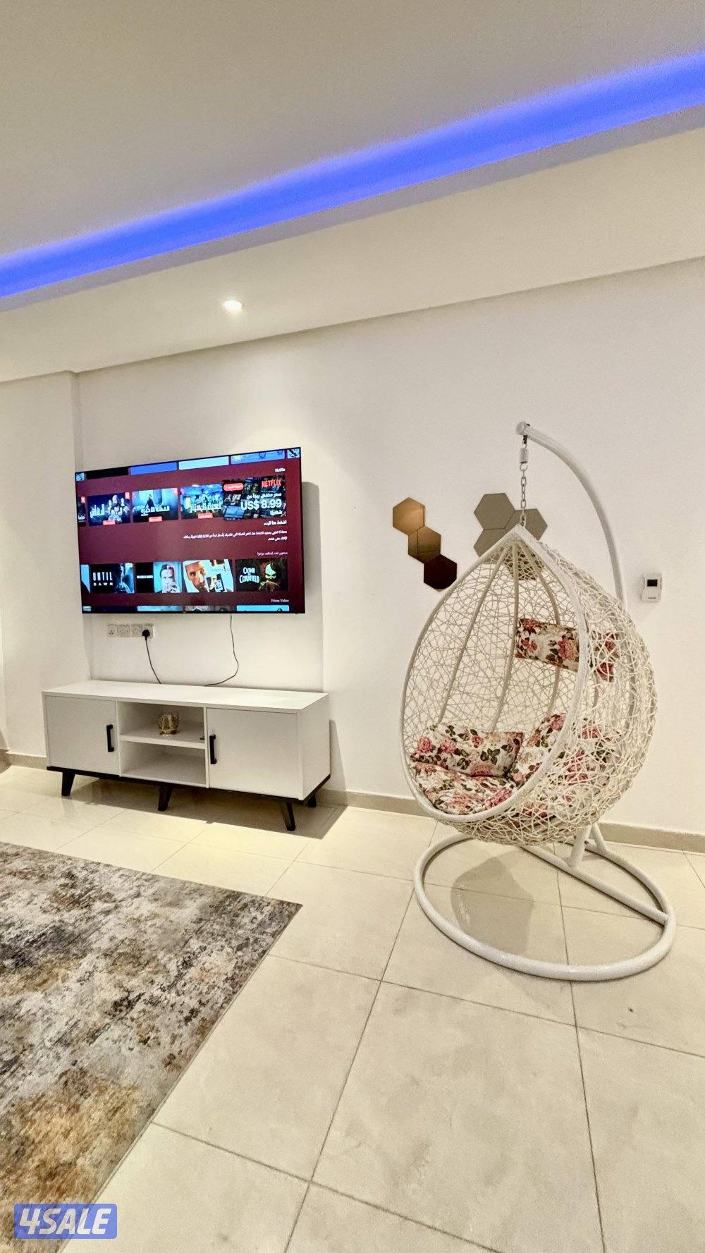 غرفتين و صالة مفروشة بالكامل مع لوبي مجهز2