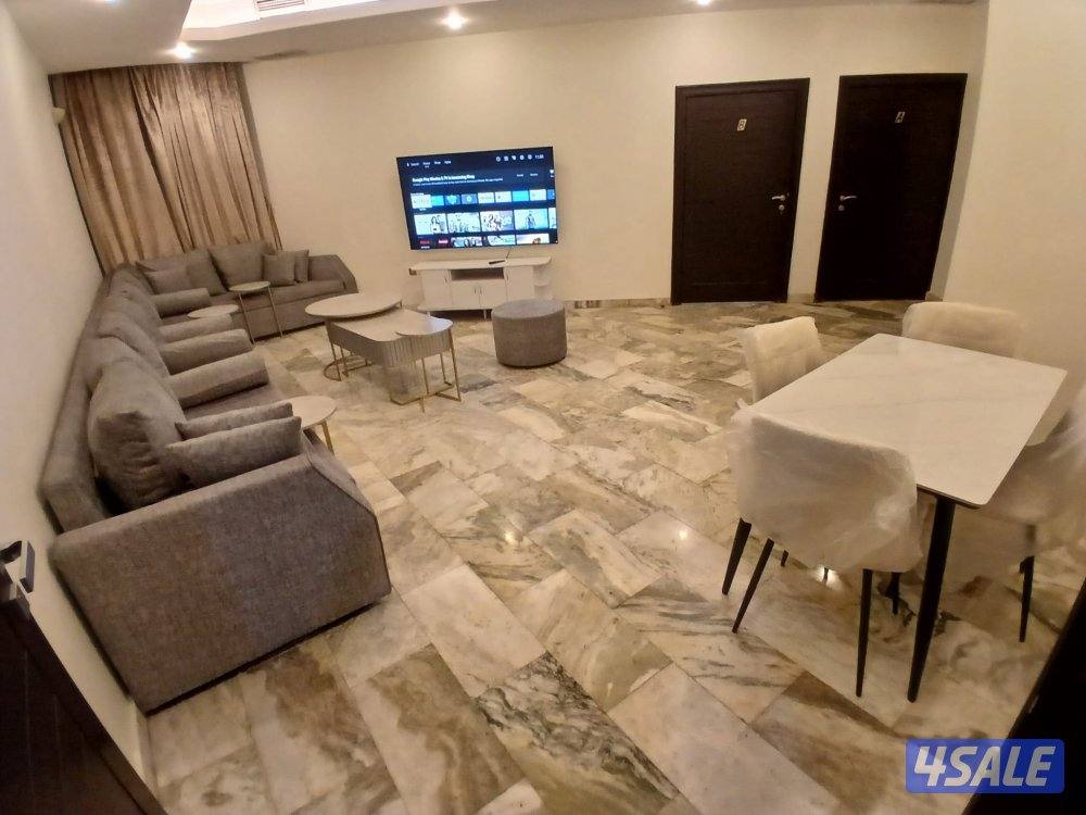 شقه مفروشة للايجار غرفتين وصاله وثلاث حمامات ومطبخ5