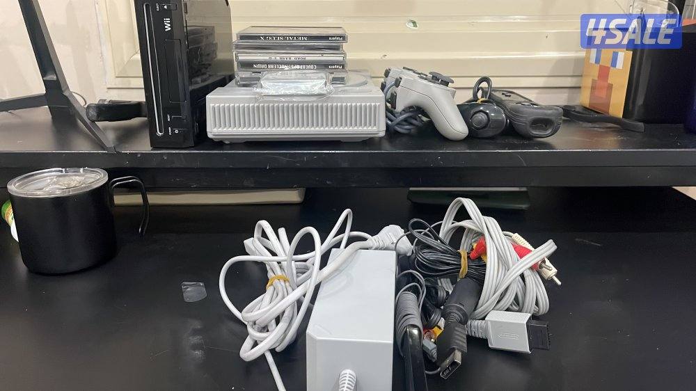 جهاز ps1 ياباني و wii مع جميع مستلزماتهم شغالين0