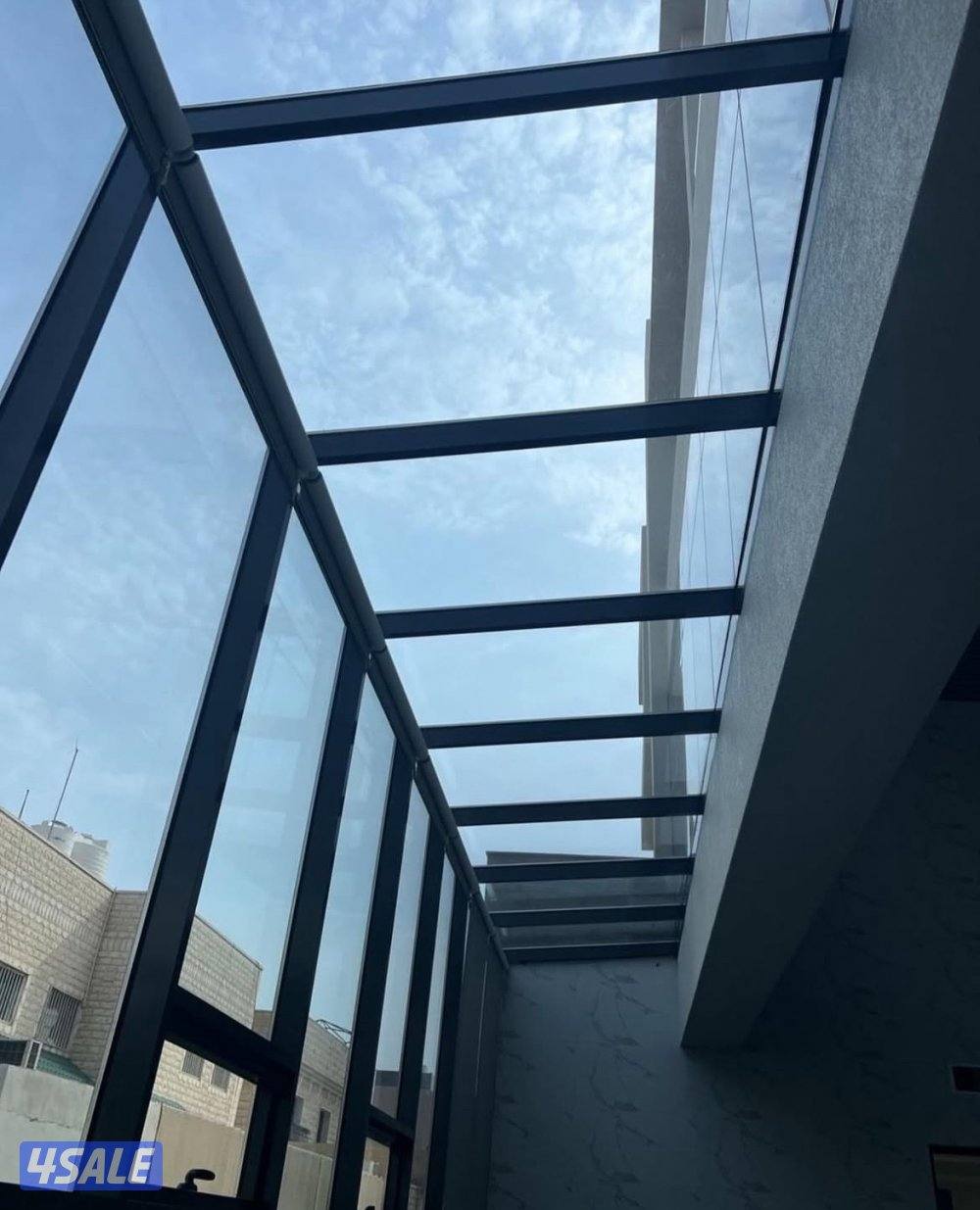 Aluminum glass shutters work4