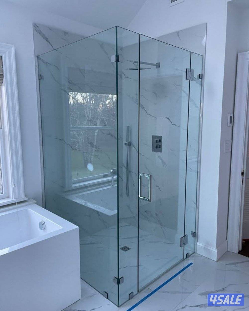 Aluminum glass shutters work11