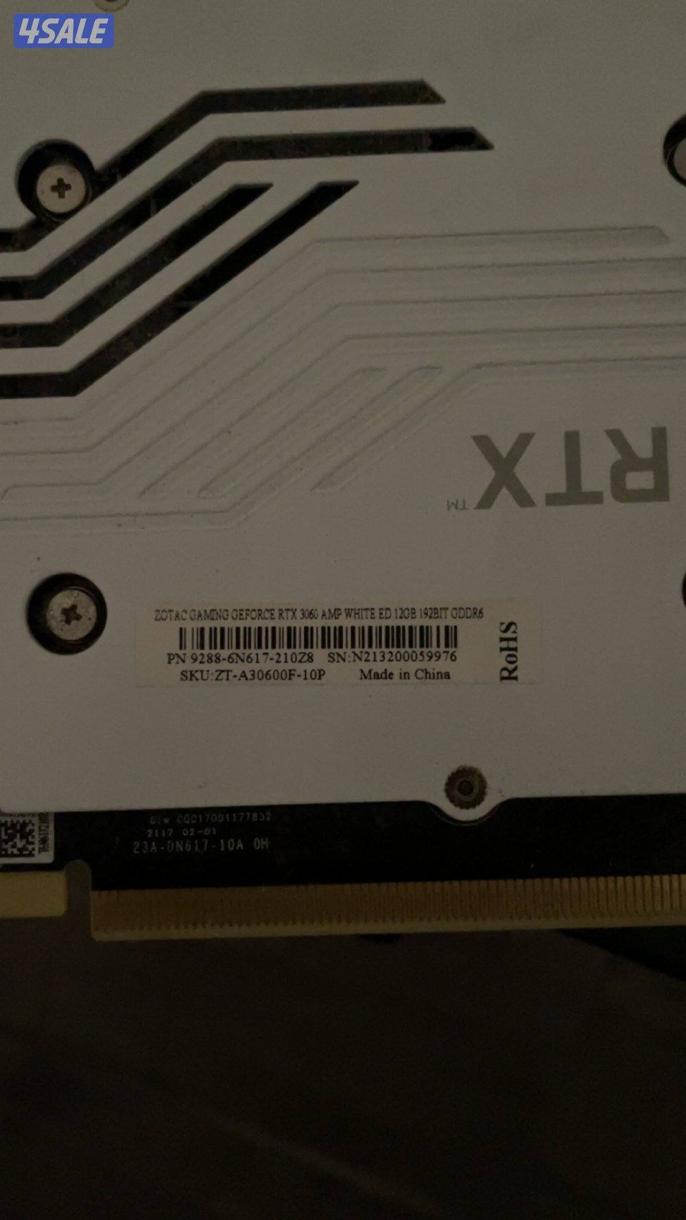 كرت 3060 12g استخدام نضيف جدا3