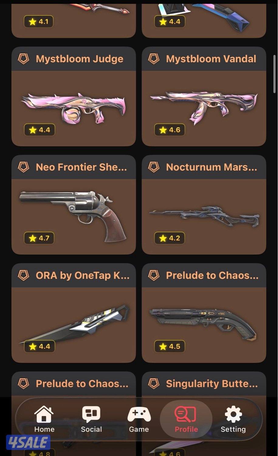 حساب فالورانت valorant account1