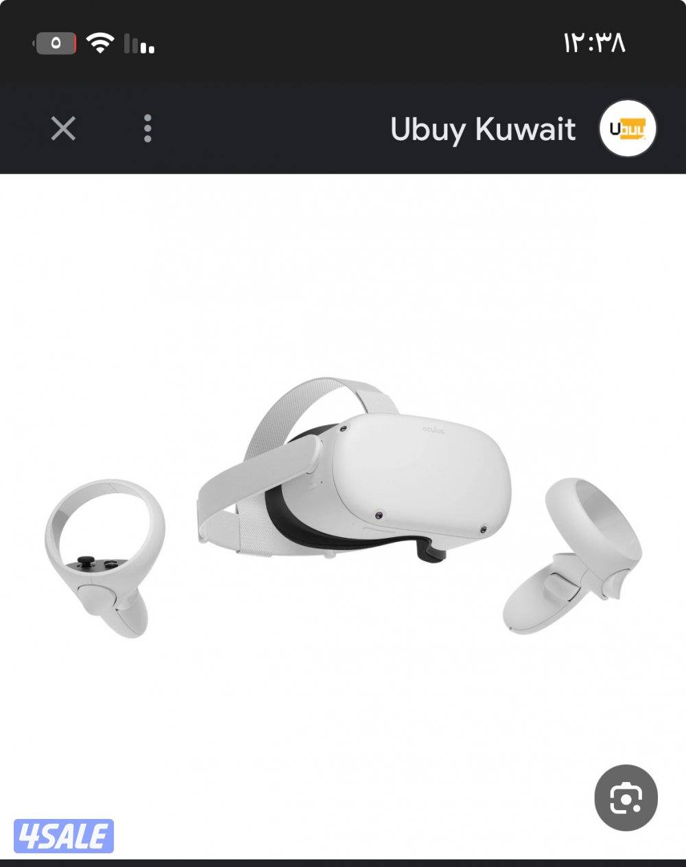 VR meta quest 2 256. G.B كفر احمر حمايه بطاريات قويه2