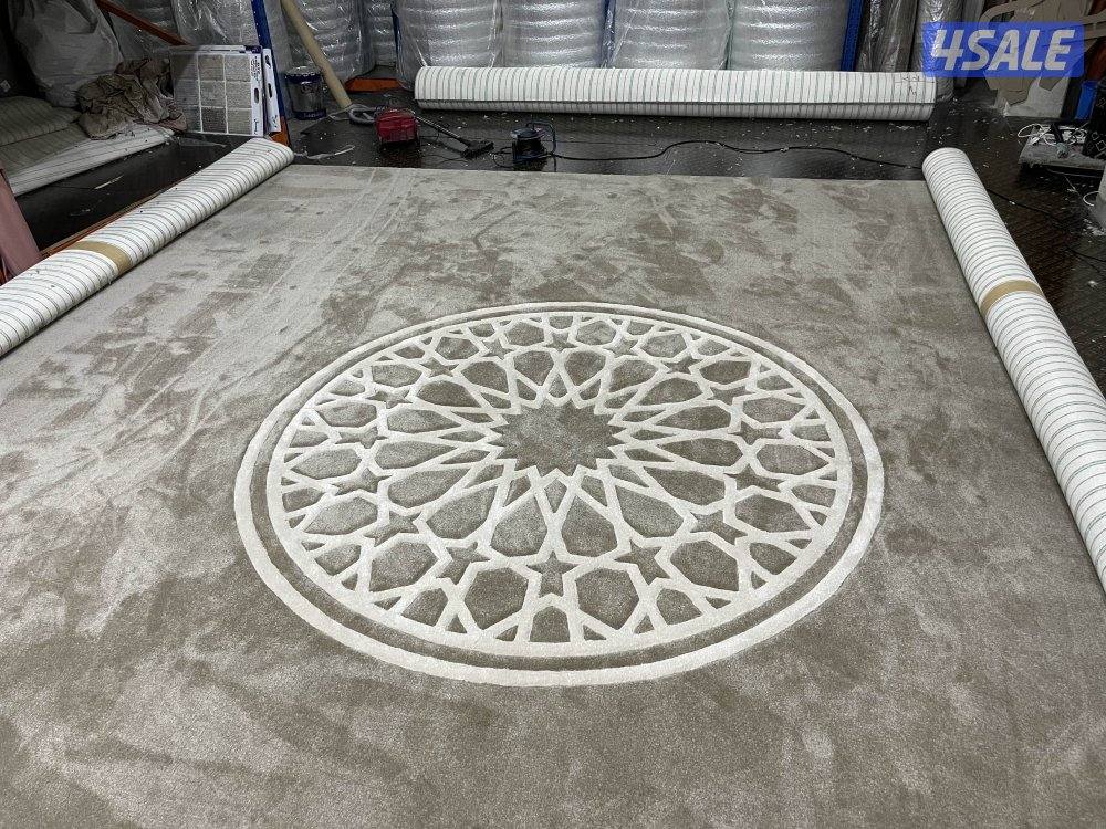 سجاد ساده ومشجر تركي سماكات متعدده وجميع الالوان +تفصال مساند0