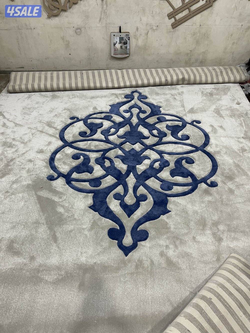 سجاد ساده ومشجر تركي سماكات متعدده وجميع الالوان +تفصال مساند4