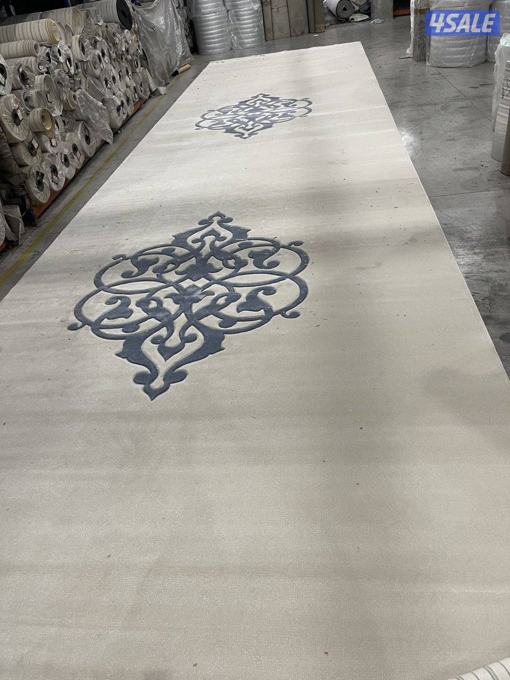 سجاد ساده ومشجر تركي سماكات متعدده وجميع الالوان +تفصال مساند5