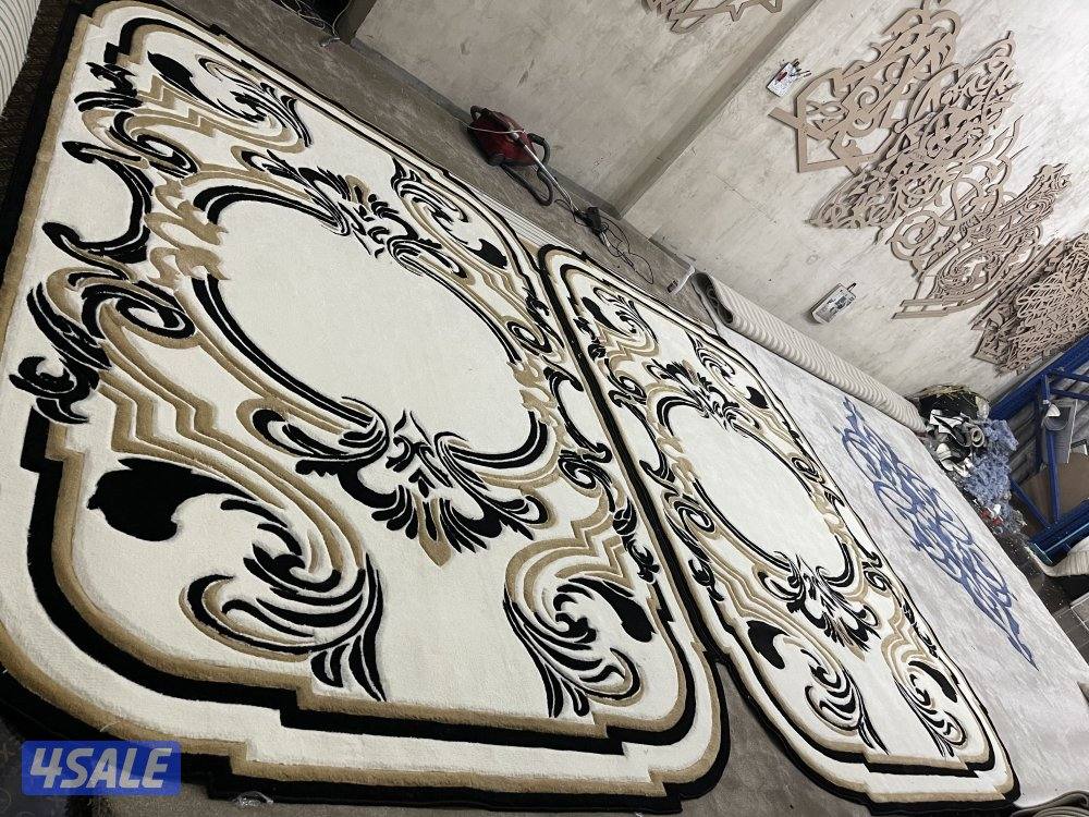 سجاد ساده ومشجر تركي سماكات متعدده وجميع الالوان +تفصال مساند6