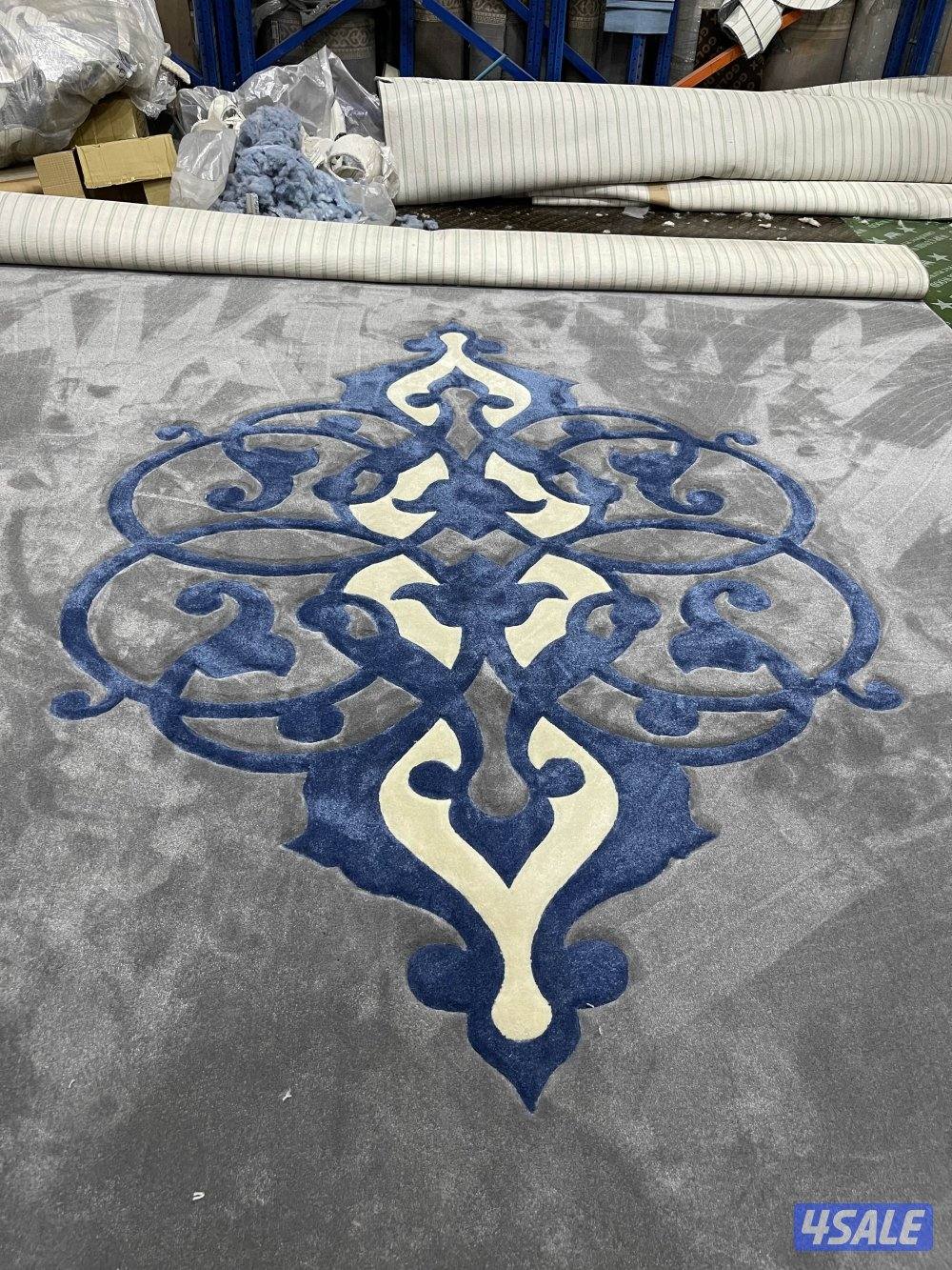 سجاد ساده ومشجر تركي سماكات متعدده وجميع الالوان +تفصال مساند7