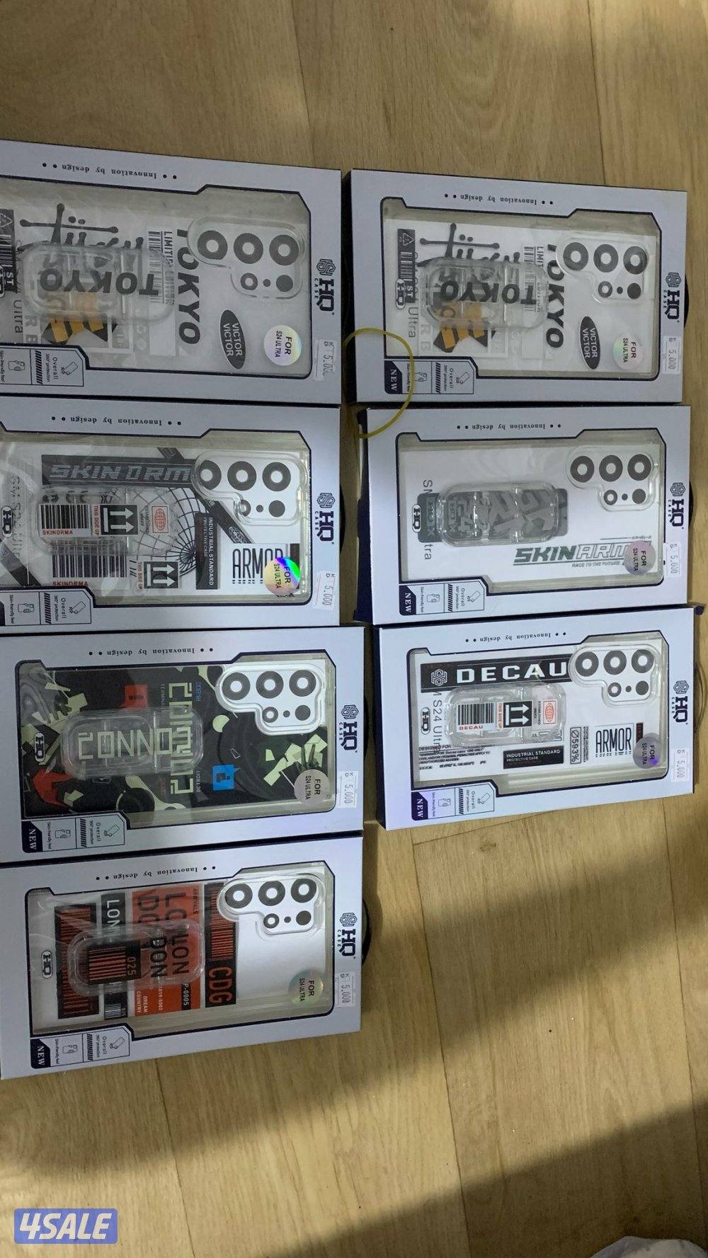 للبيع (جُملة) تصفية محل هواتف (كفرات متنوعة/كوابل/حماية كاميرا )3