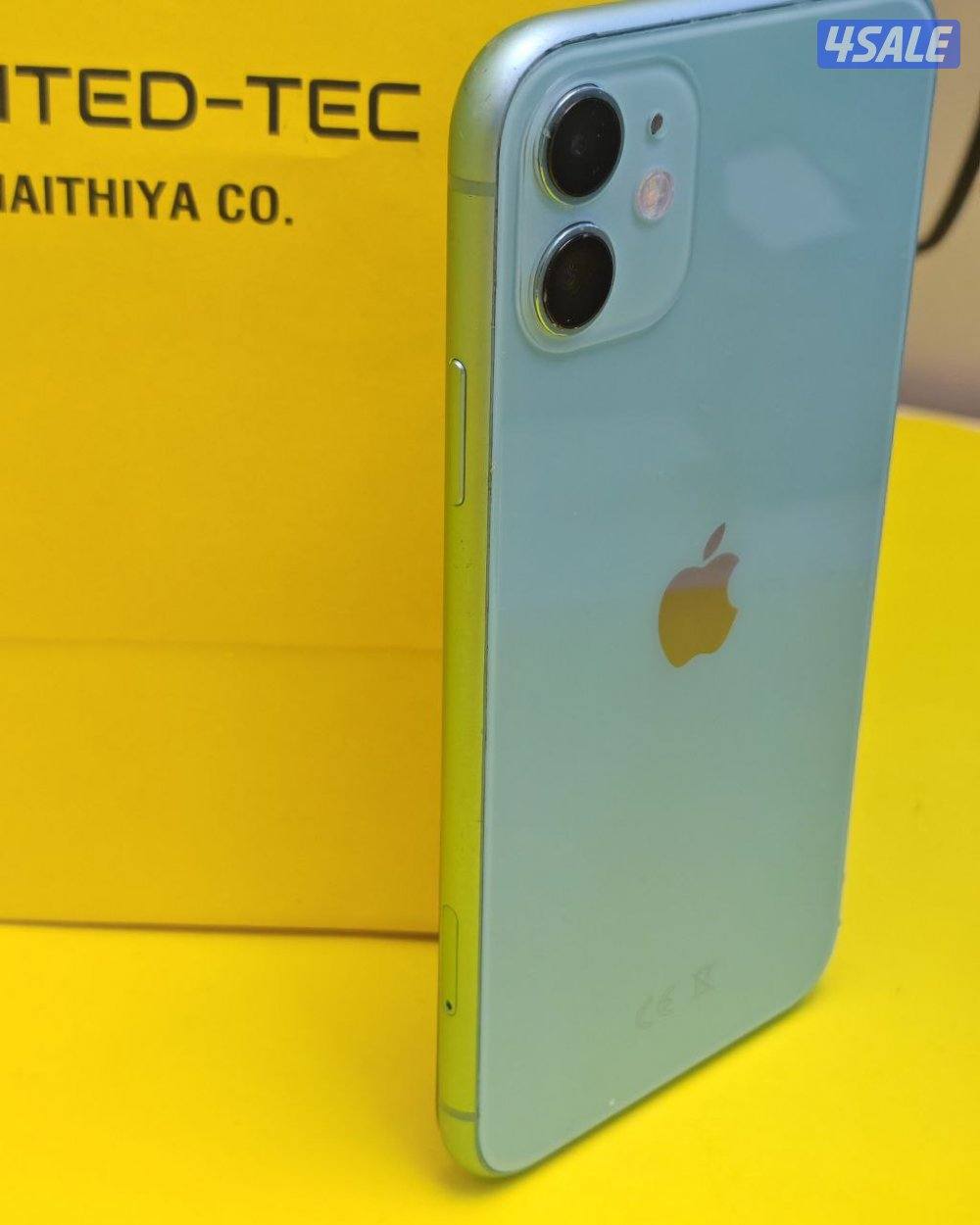 ايفون 11 – 128 جيجا – أخضر – نسبة البطارية 87% – مستعمل نظيف2