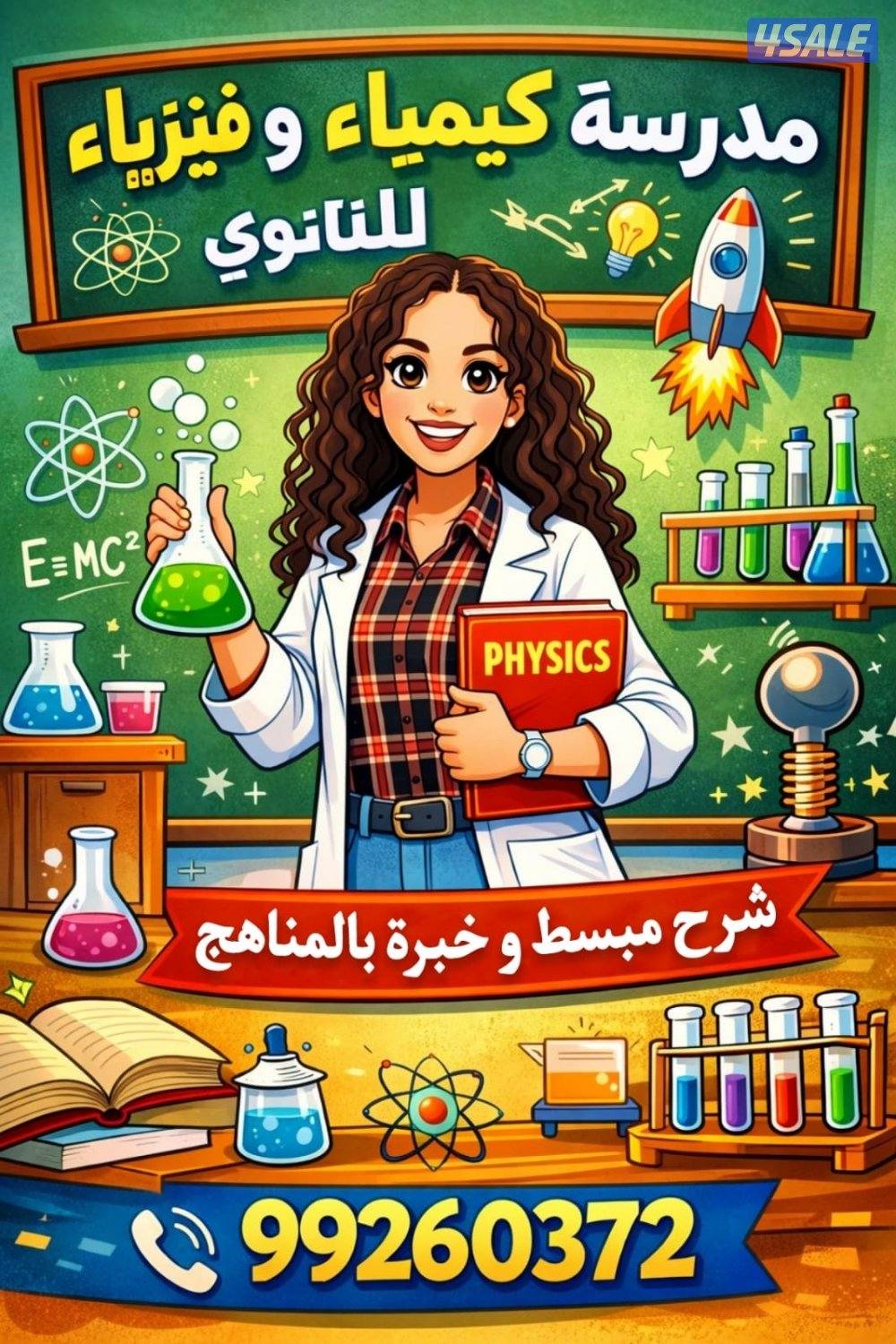 مدرسة كيمياء وفيزياء ثانوي3