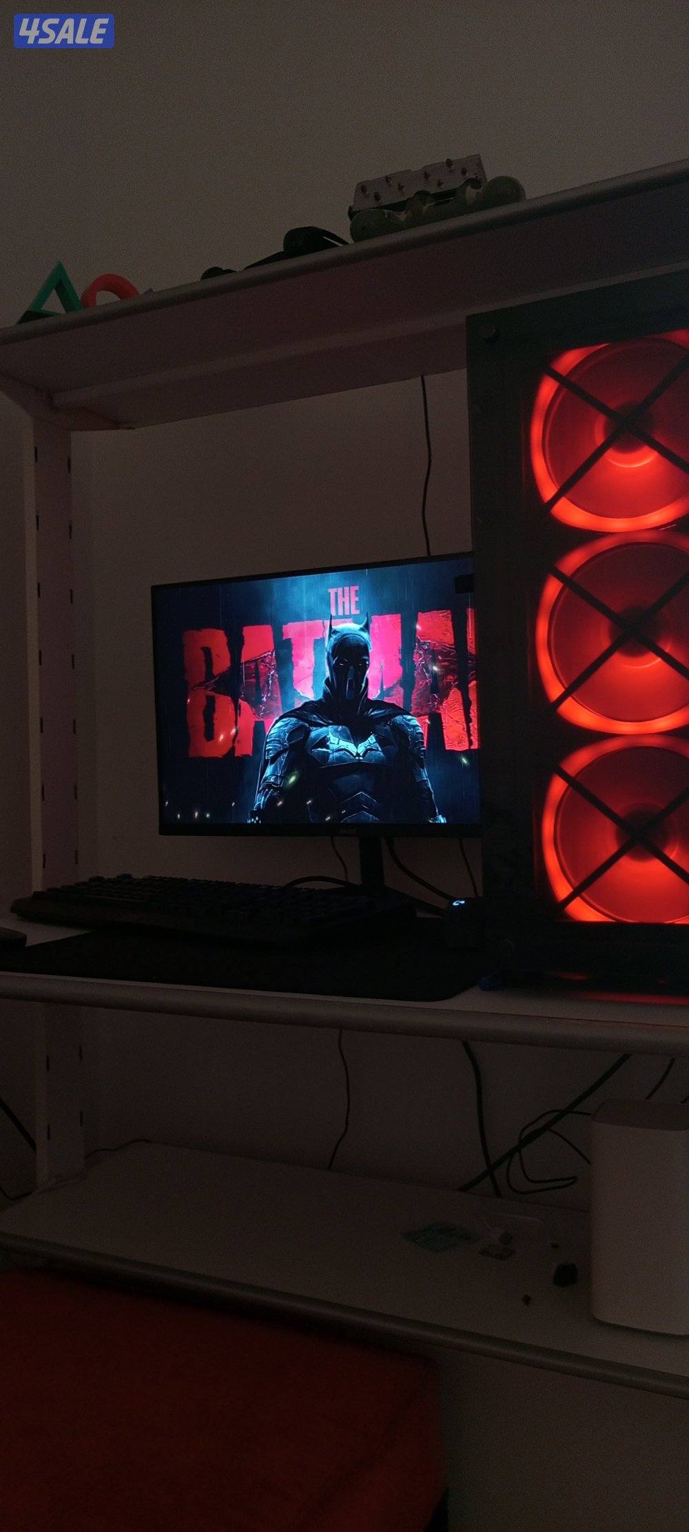 Gaming Pc RTX 3060 with 180 hz monitor and keyboard and mouse0