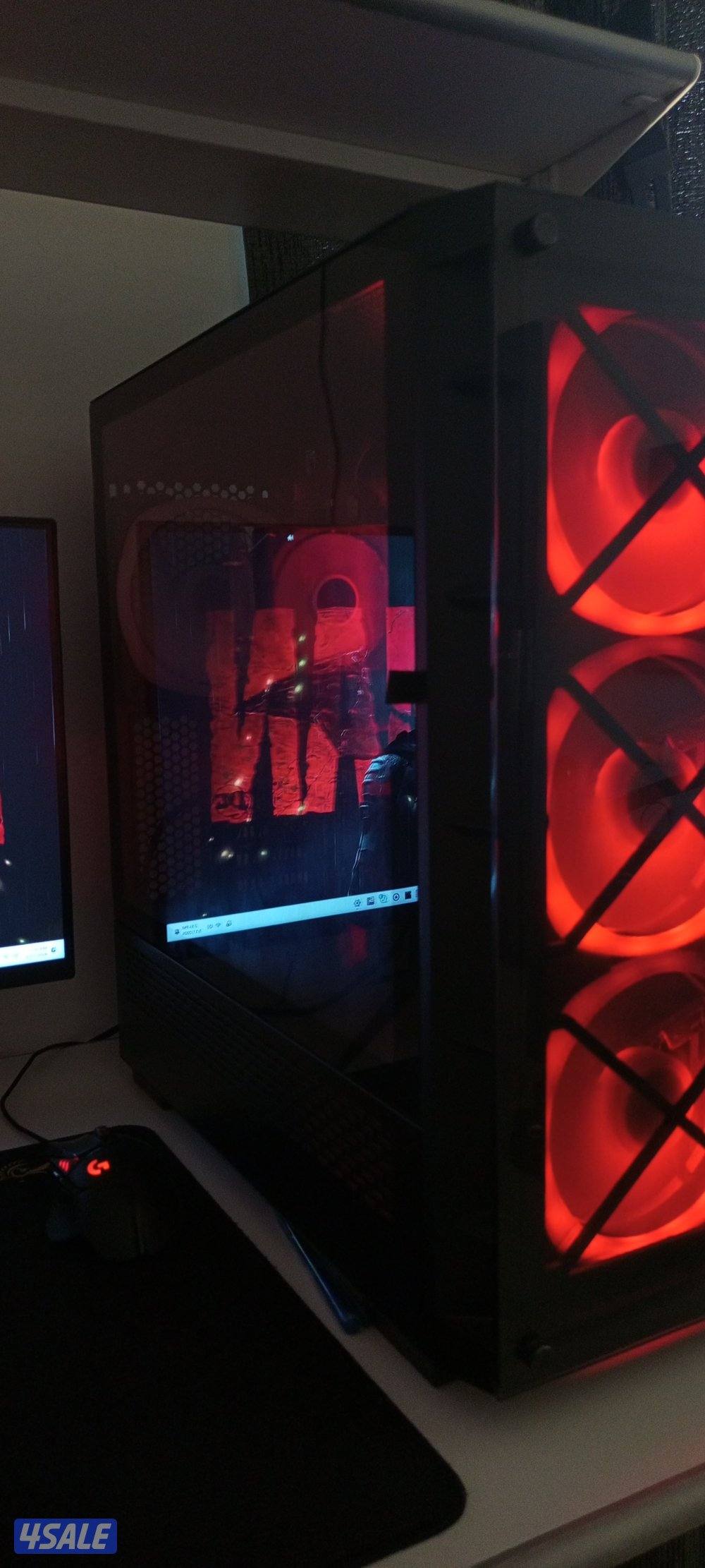 Gaming Pc RTX 3060 with 180 hz monitor and keyboard and mouse4