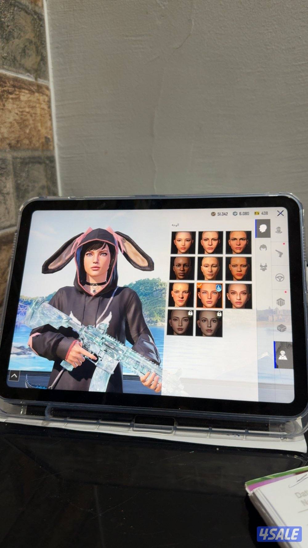 حساب ببجي للبيع فلل نوادر فيس البنت و الشعر و سيارة باجاني ميثك و دودج5