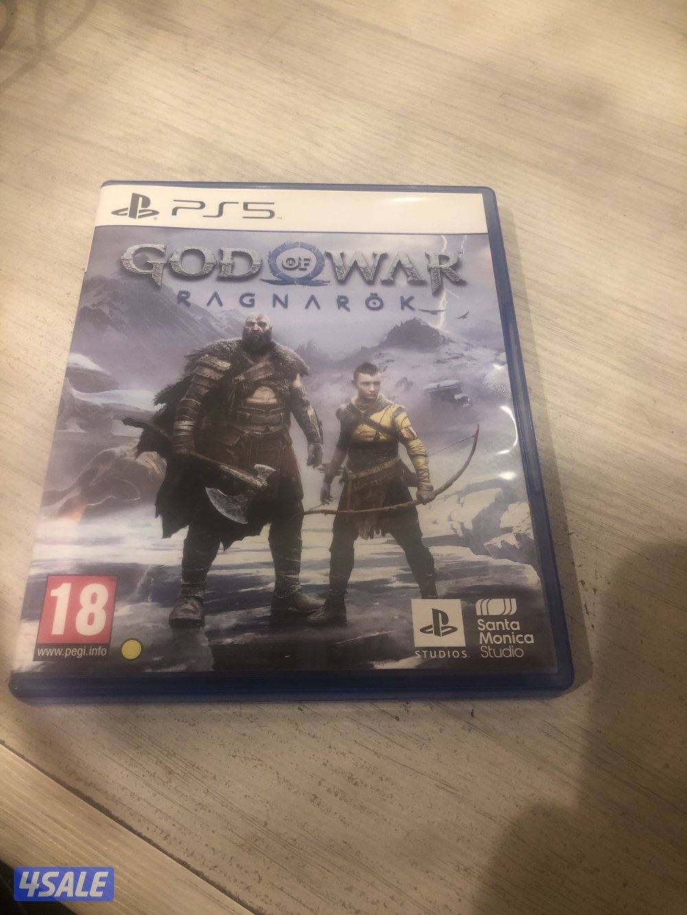 God of war Ragnarok/Uncharted 4 Sony5 مستعمل خفيف1