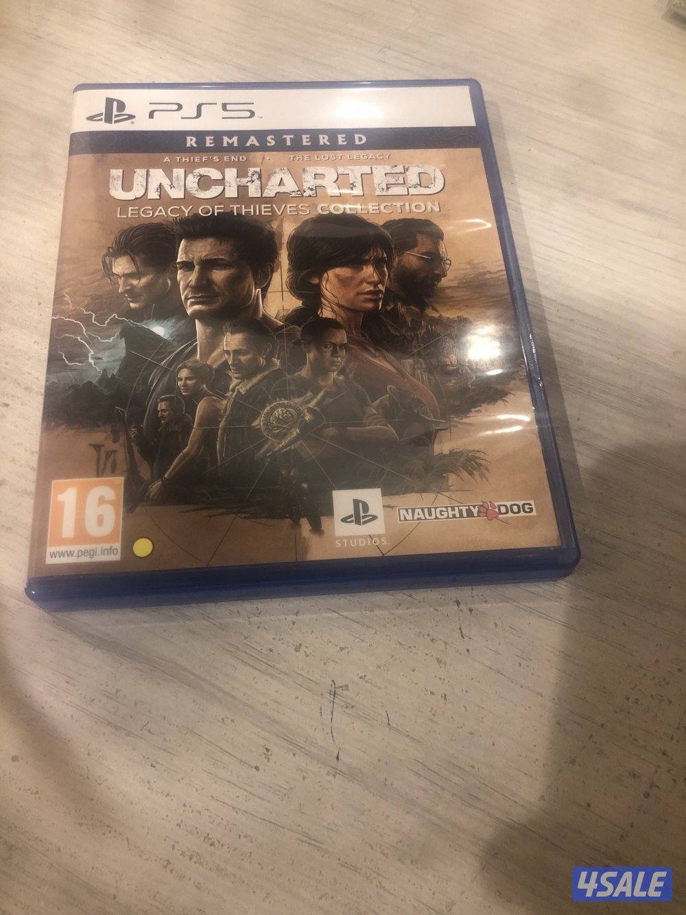 God of war Ragnarok/Uncharted 4 Sony5 مستعمل خفيف2