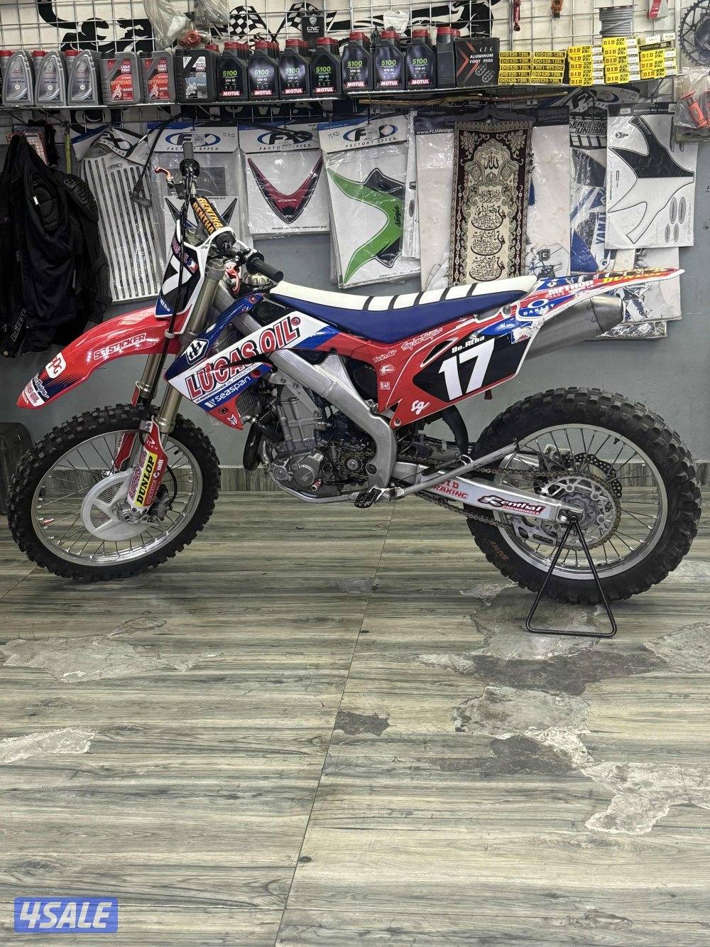 للبيع crf450/2009 شرذ الفحص1