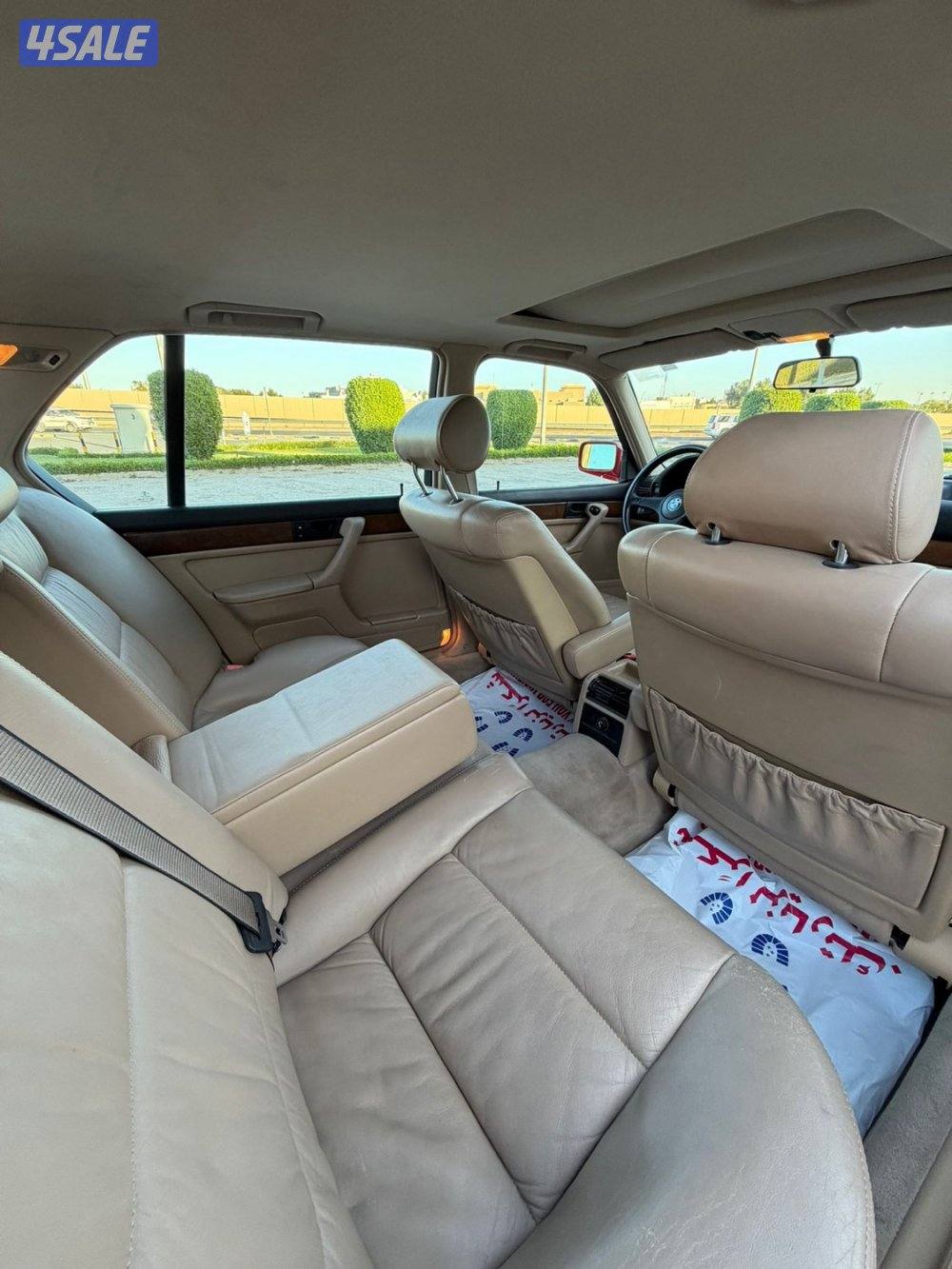 بي ام 750 iL بحالة ناااادره جدا 1990 (( صبغ الوكالة بالكامل))7