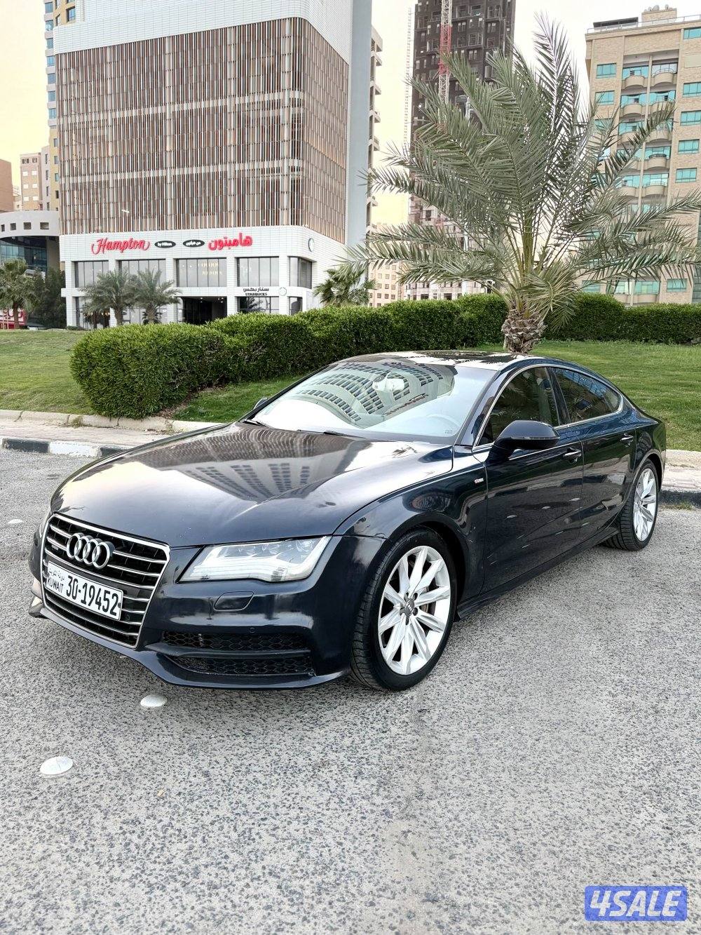 اودي A7 موديل 2014  صبغ وكالة كامل الموصفات عداد 160  شرط الفحص0