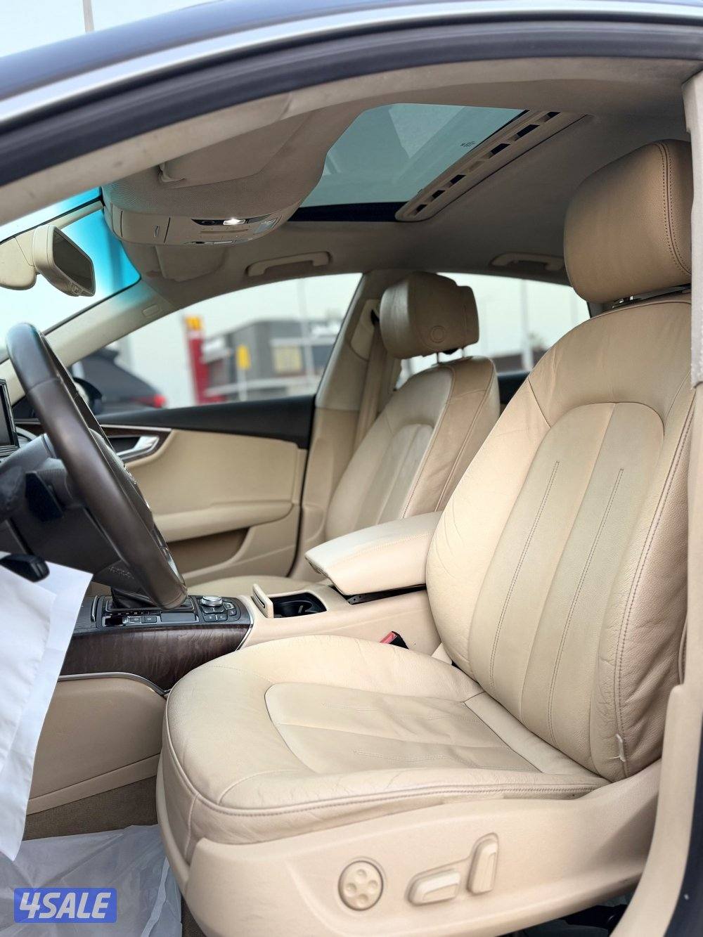 اودي A7 موديل 2014  صبغ وكالة كامل الموصفات عداد 160  شرط الفحص7