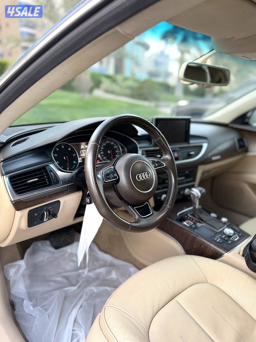 اودي A7 موديل 2014  صبغ وكالة كامل الموصفات عداد 160  شرط الفحص6