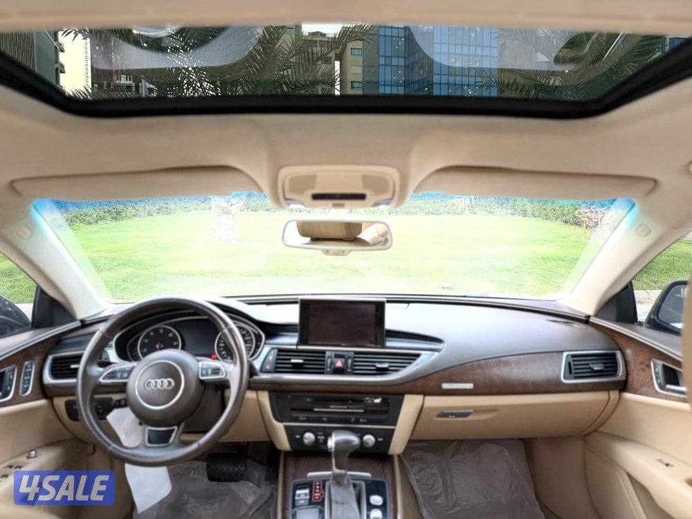 اودي A7 موديل 2014  صبغ وكالة كامل الموصفات عداد 160  شرط الفحص10