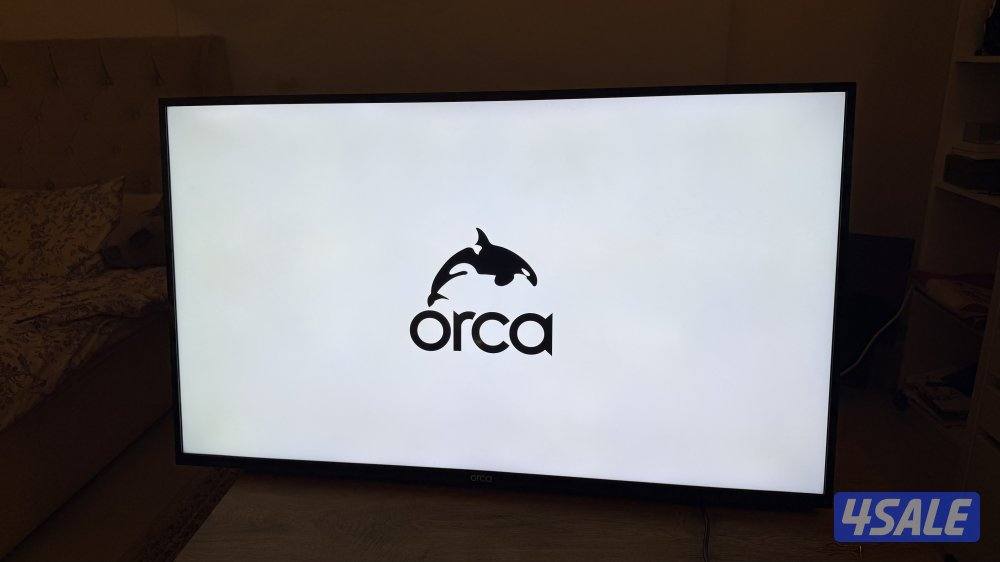 تلفزيون الحجم ٤٩ بوصه شغال و استعماله نظيف orca smart let tvمعاه ريموت0