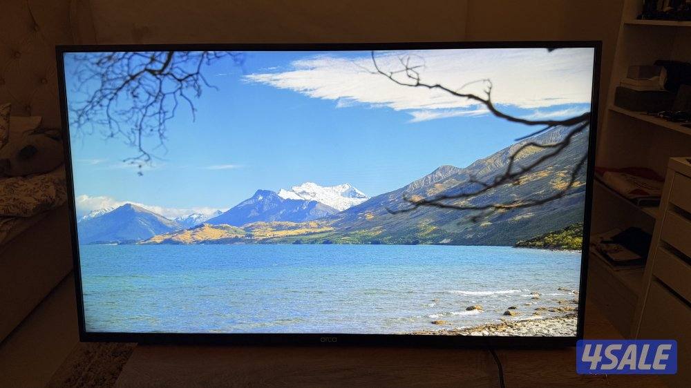 تلفزيون الحجم ٤٩ بوصه شغال و استعماله نظيف orca smart let tvمعاه ريموت1