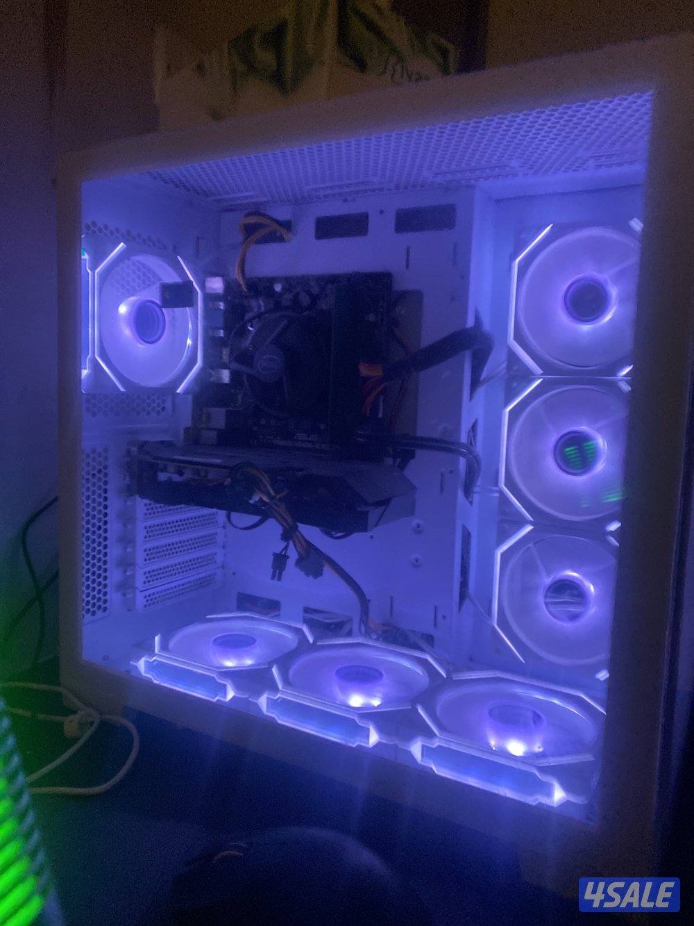 بي سي   للبيع كرت شاشه٢٠٦٠ rtx معالج i5 رامات16g مساحه1.5T كيس ٧مراوح0