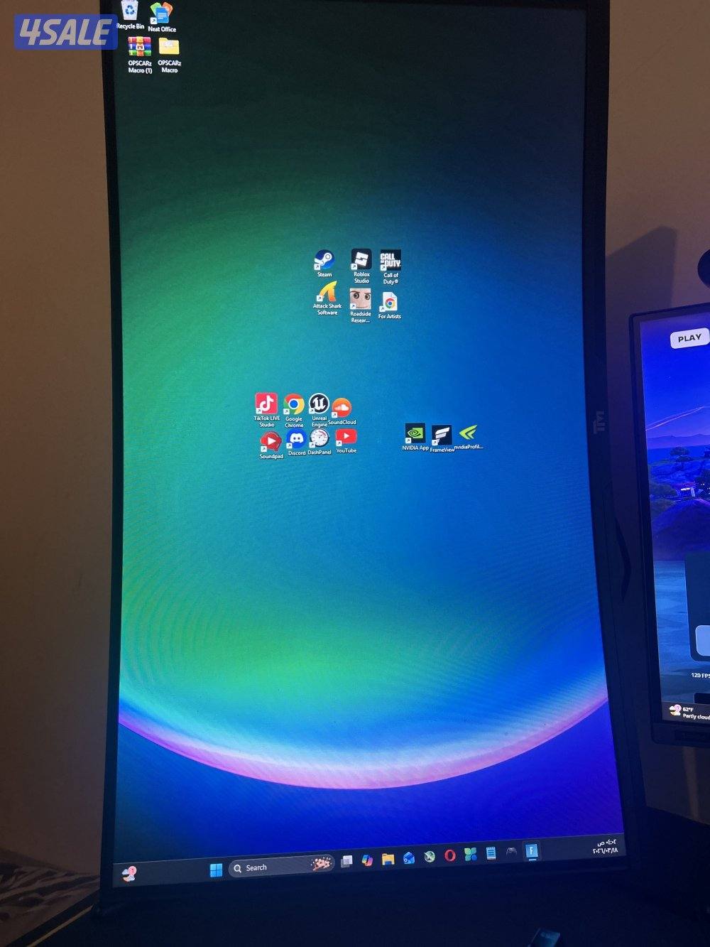 بيسي قيمنق مواصفات الجهاز 4060 i5 جيل 14400f مستعمل استعمال نضيف رامات2