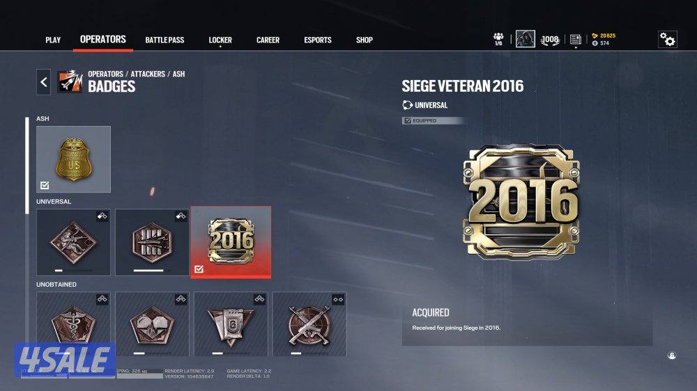 حساب رينبو نادر من 2016 ريمبو Rainbow six siege1