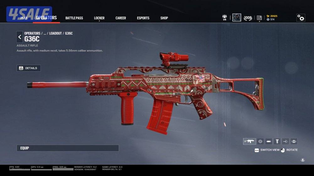 حساب رينبو نادر من 2016 ريمبو Rainbow six siege4